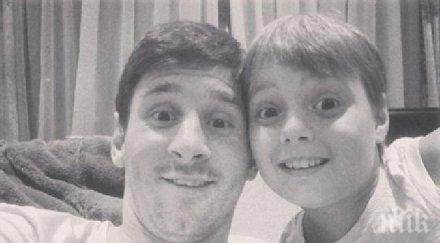 сензация нов меси започна тренировки барселона