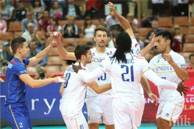 Франция на полуфинал срещу Бразилия след 3:2 над Иран

