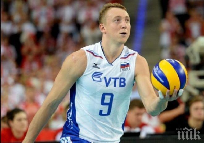 FIVB разследва Алексей Спиридонов за наплюване полски фен

