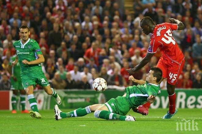 ЛеБрон Джеймс гледал с интерес битката между Ливърпул и Лудогорец