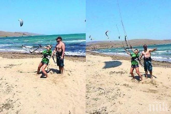 Джина Стоева яхна кайт (снимка)