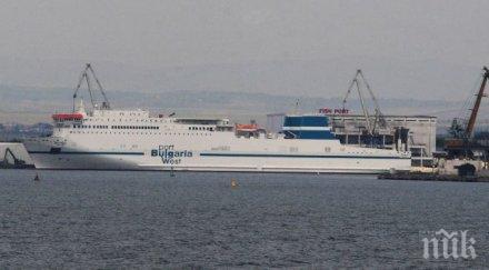 дългоочакваният кораб гигант акостира варна