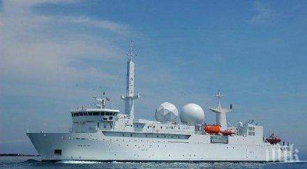 френски разузнавателен кораб навлезе черно море