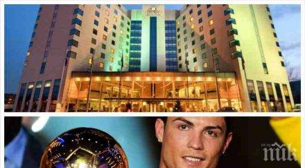 ексклузивно пик настаняват реал мадрид хилтън вижте кацат кристиано роналдо компания