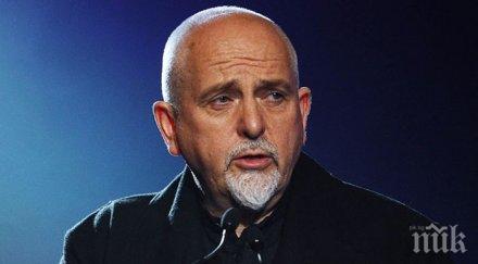 питър гейбриъл участва лондонския протест глобалното затопляне