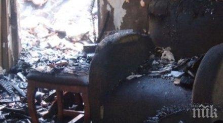 мъж скочи шестия етаж горящия апартамент загина