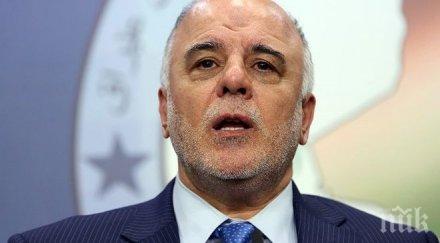 премиерът ирак иска чуе чужда сухопътна операция ислямска държава