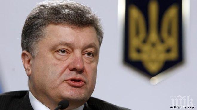 Порошенко: Ако мирният план се провали, ние трябва да сме готови да се защитим