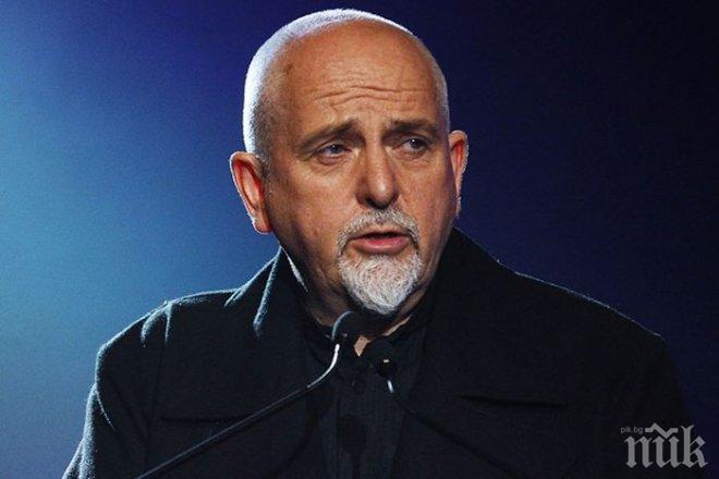 Питър Гейбриъл участва в лондонския протест срещу глобалното затопляне