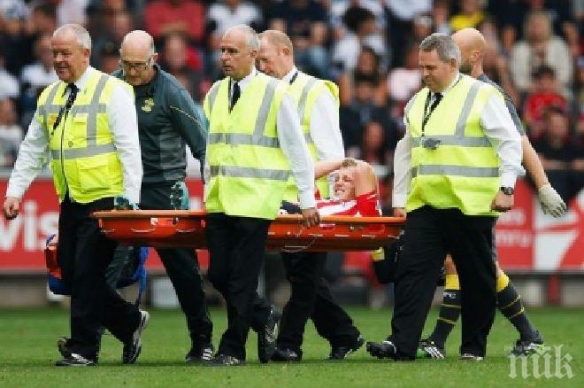 Английски младежки национал от Саутхямптън с тежка травма, ще почива 10 седмици

