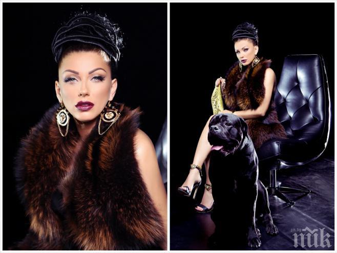 Емануела се изправи срещу страха си, пя до страшно куче (видео)