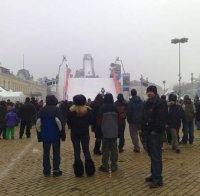 София се качва на ски и сноуборд