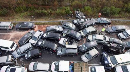 верижна катастрофа добрич