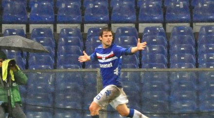 сампдория изпусна ценна победа гост