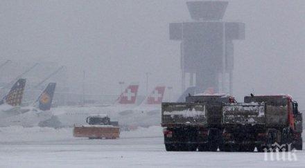 ужас пътищата застрашени потънат снежни преспи