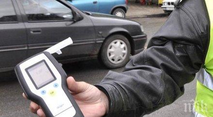 закопчаха мъртво пиян шофьор шумен