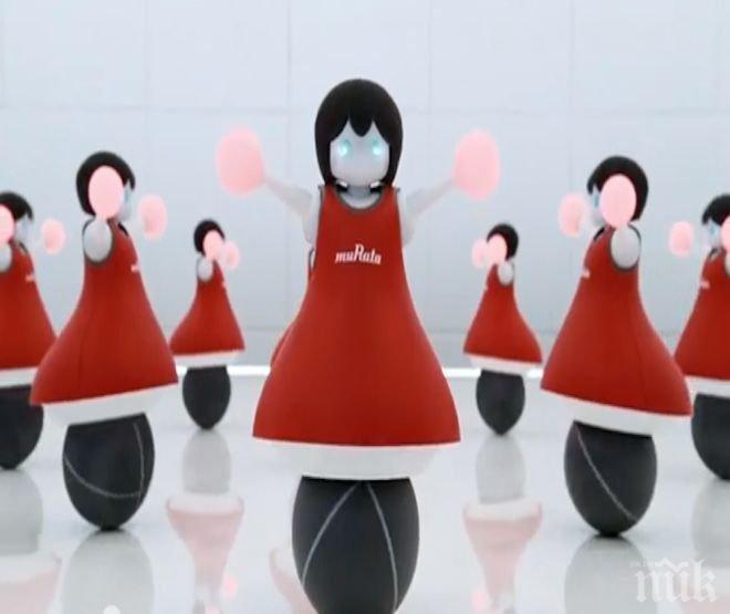 Мурата показа отбора си от роботи мажоретки