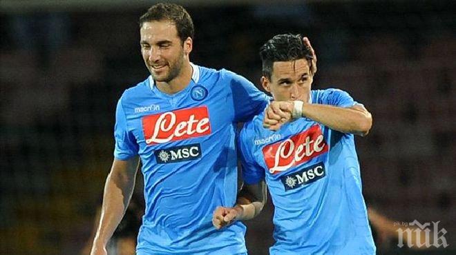 Наполи се измъчи, но победи Сасуоло като гост