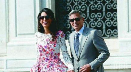 голямата сватба приключи клуни амал подписаха гражданското