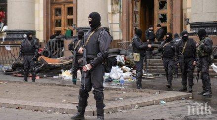 обстрелват донецк миномети залпов огън