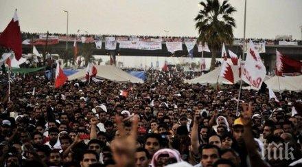 опозицията бахрейн затвори централните улици манама