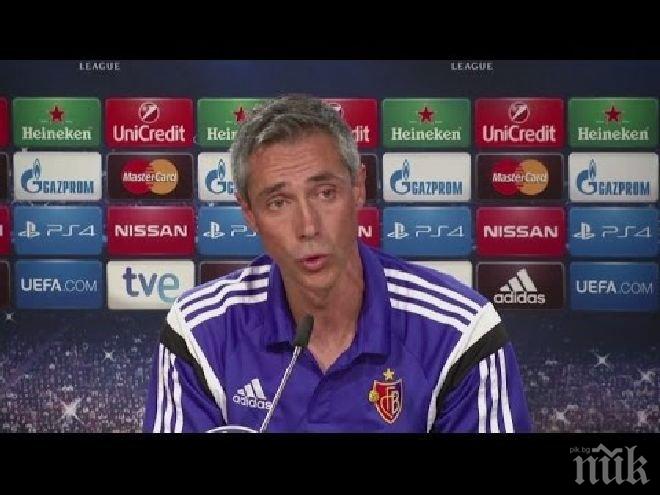 Треньорът на Базел на нож с феновете на отбора