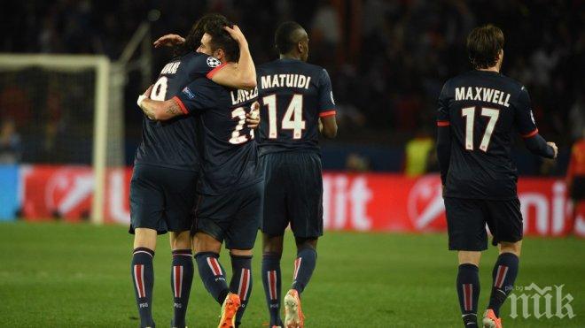 Пари Сен Жермен мачка Барселона след първото полувреме