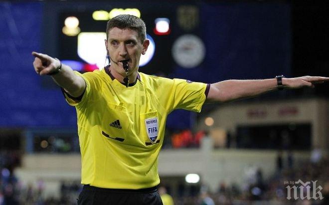 Шотландски юрист ще свири Лудогорец - Реал 