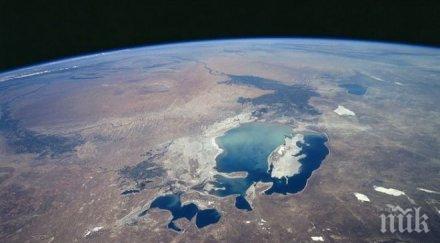 аралско море почти пресушено