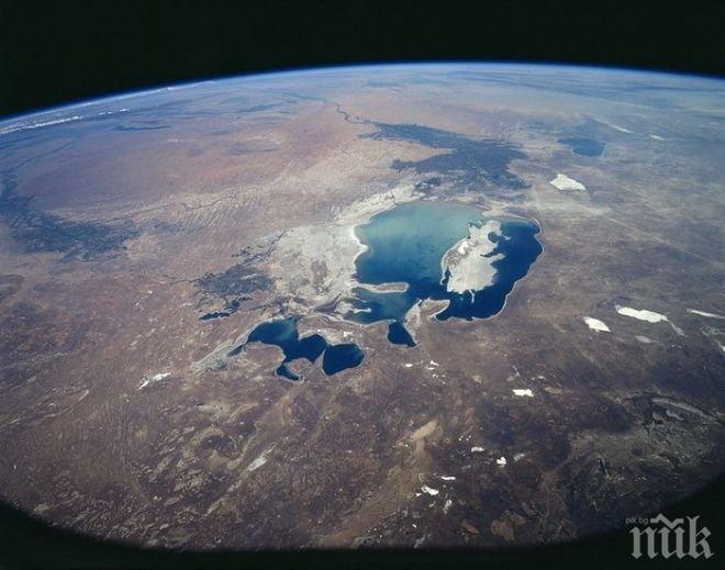 Аралско море е почти пресушено