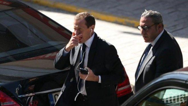 Кирил Домусчиев посрещна шефовете на Реал (Мадрид) в луксозен столичен ресторант
