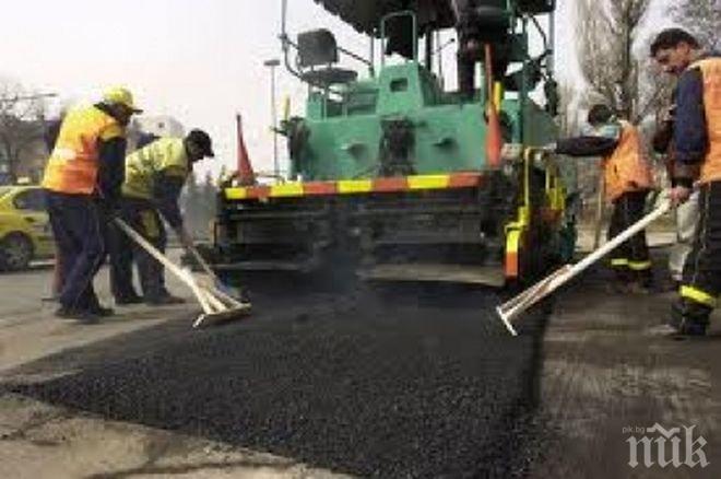 Започна асфалтирането на улици в ямболския квартал Каргон