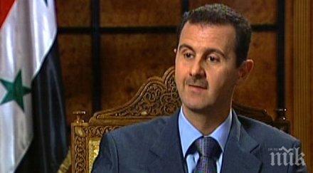 башар асад появи публично първи път юли