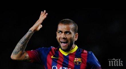 даниел алвеш подпише нов договор барселона