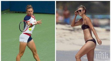 войната халеп шарапова продължава наша маша измести румънката второто света