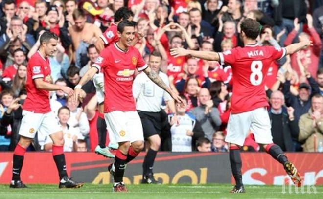 Извънземен Де Хеа вкара Манчестър Юнайтед в топ 4, Фалкао откри головата си сметка