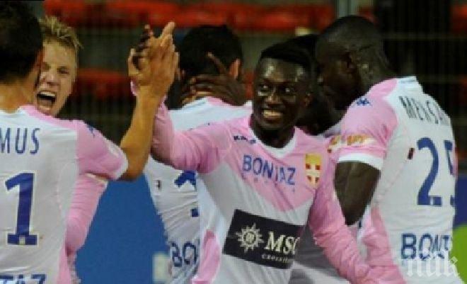 Евиан с трета поредна победа в Лига 1

