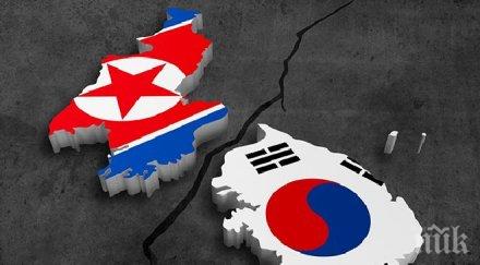 северна корея южна корея размениха предупредителни изстрели морето