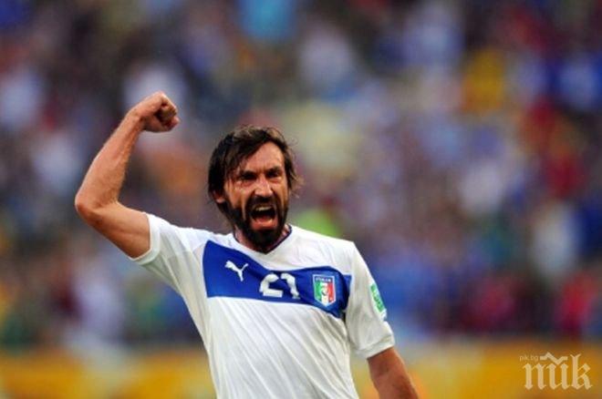 Пирло бе повикан в националния отбор на Италия за мачовете срещу Азербайджан и Малта