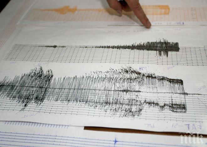 Слабо земетресение е било почувствано в Скопие