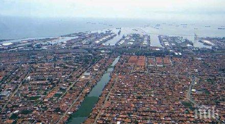 джакарта започна строителството огромен бент защита покачващото яванско море