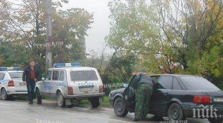 врачански полицаи арестуваха шофьор заради подхвърлени