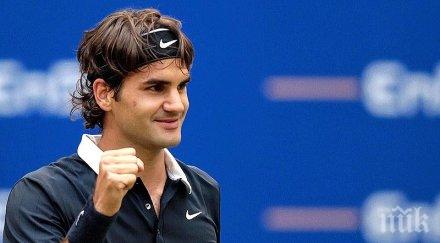 федерер оцеля изкачва трудна победа майер