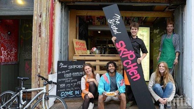 Ресторантьори въртят гозби с храна от боклука