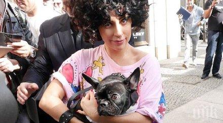 лейди гага лъсна тениска берлин снимки