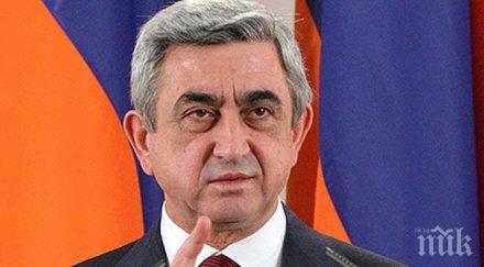 арменският президент казал влизат евразийския икономически съюз