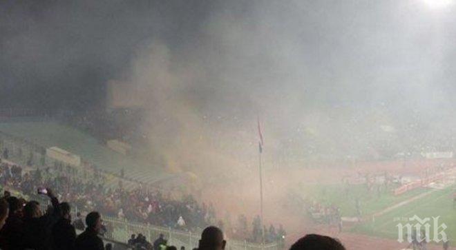 В Сърбия: Скандални послания на мача в София между България и Хърватия