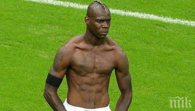 Не пускат прасето на Балотели в Англия