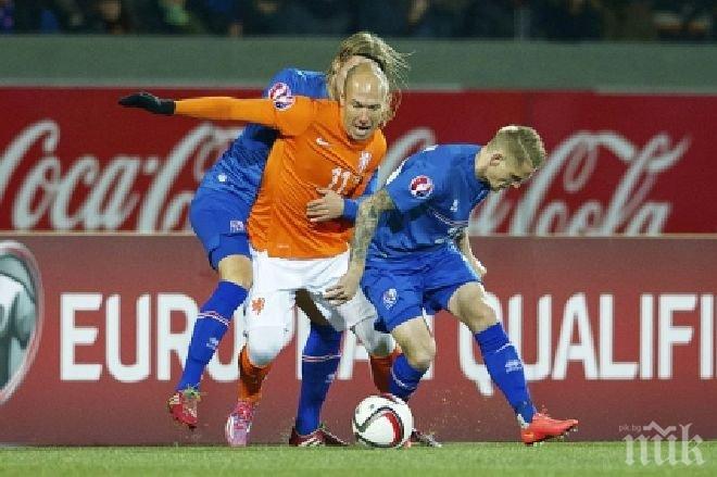 Смелият тим на Исландия напердаши Холандия