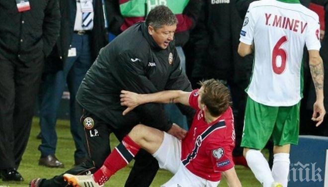 Влезлият в краката на Пенев норвежец: Не беше нарочно
